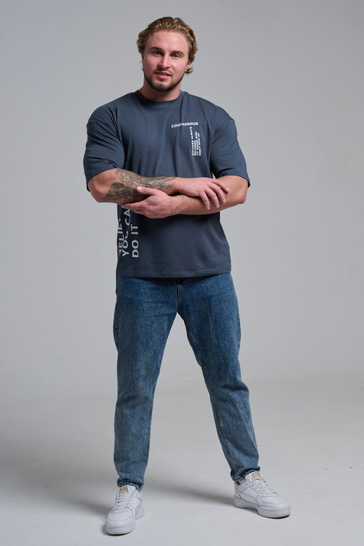 8570 футболка оверсайз мужская