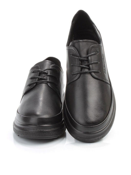 03-5313 BLACK Полуботинки женские (натуральная кожа)