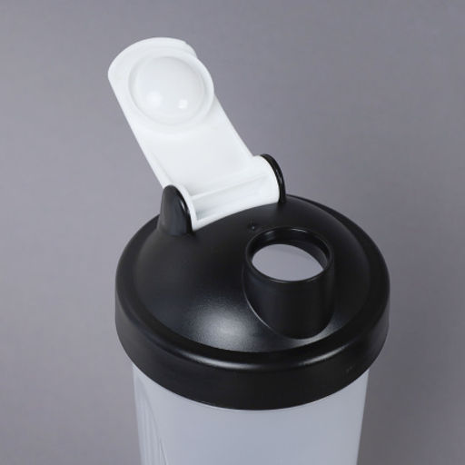 Бутылка/Шейкер SHAKER SHS-600 бело-чёрная, для спортивного питания 600ML/уп72 - Галеонтрейд фото 3