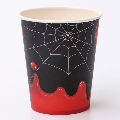 Цена за 6 шт. Стакан одноразовый бумажный Halloween party, 250 мл , на Хэллоуин - Страна карнавалия фото 2