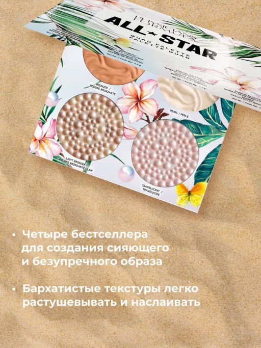 PHYSICIANS FORMULA Палетка для макияжа лица All Star Quad Palette, 20г  фото 2