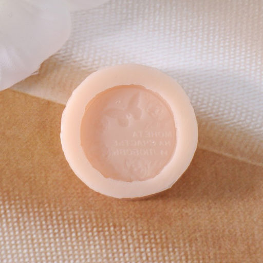 Молд силиконовый «Монета на счастье и любовь», d=2 см