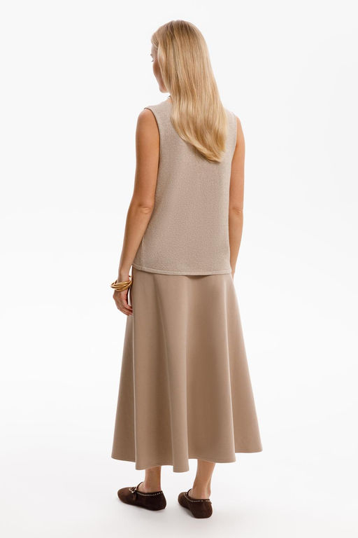 ЕВТ 7028/песчаный берег юбка жен