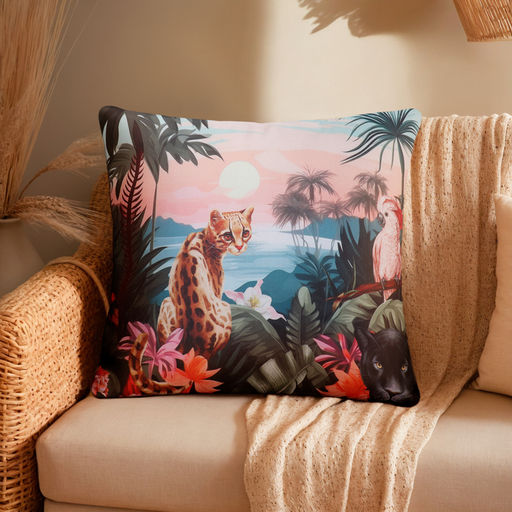 Подушка декоративная Тропики