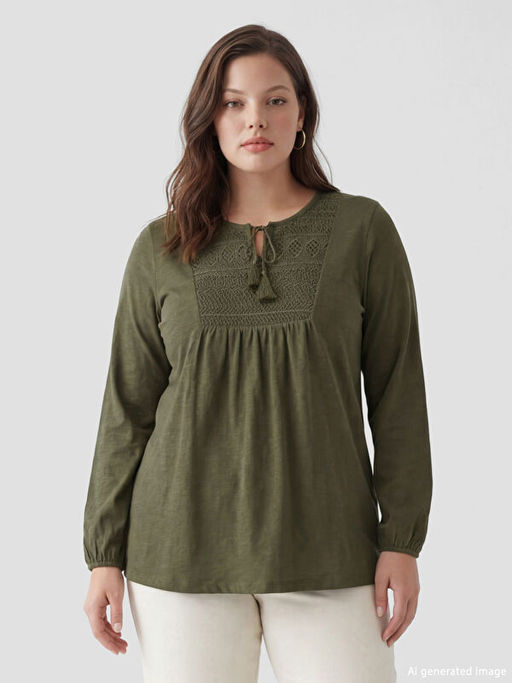 Ba?lamal? Yaka Nak??l? Bluz