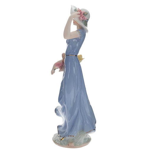 Фигурка декоративная "Девушка", L12,5 W10,5 H30,5 см