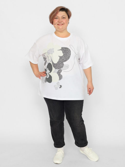 CRB wear/CSLW 60274-20 Футболка женская,белый/Ex.Cherubino  фото 2