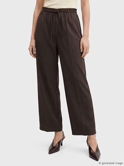 Beli Lastikli Geni? Pa?a Kad?n Pantolon