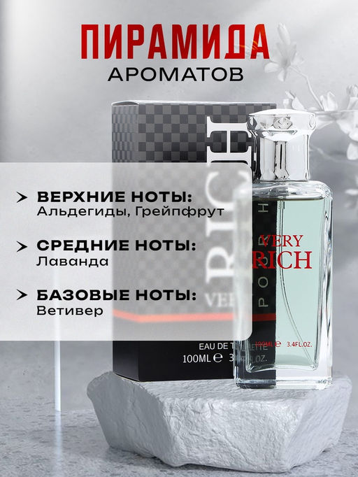 Туалетная вода мужская Very Rich, 100 мл