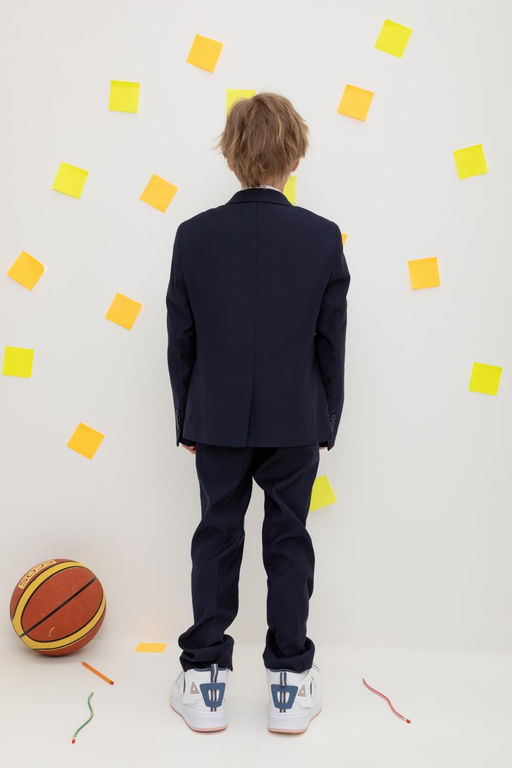 ТК 46142/темно-синий брюки для мал - Crockid фото 5