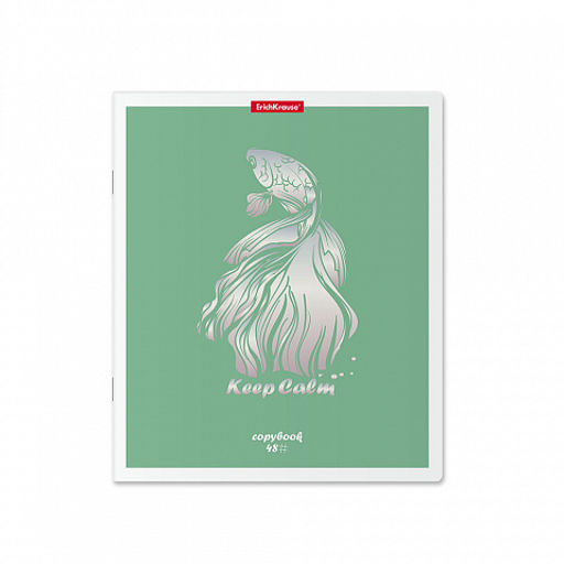 Цена за 5 шт. Тетрадь общая ученическая ErichKrause Рыбки, 48 листов, клетка, голография_MIX-PACK  фото 4