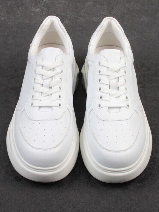 03-3062-2 WHITE Кроссовки женские (натуральная кожа)