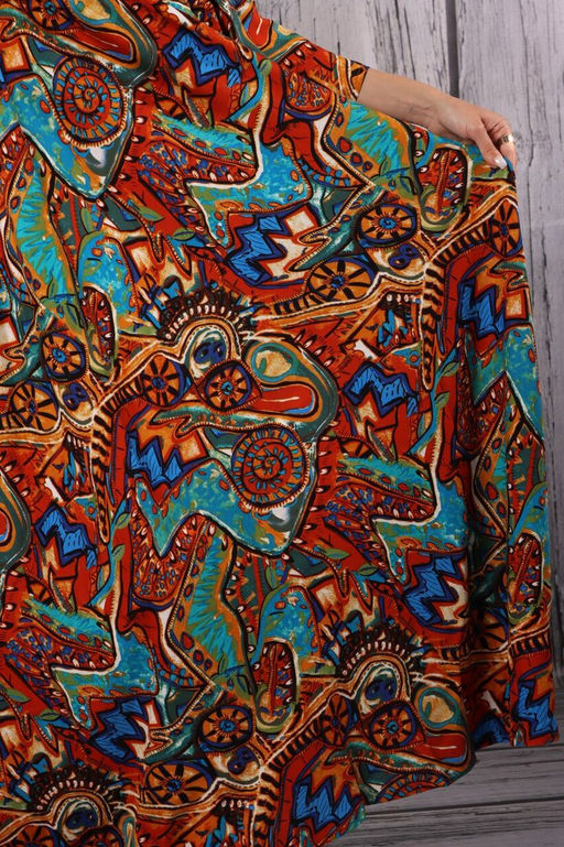 ПЛАТЬЕ ТЮЛЬПАН ЦВЕТНОЕ