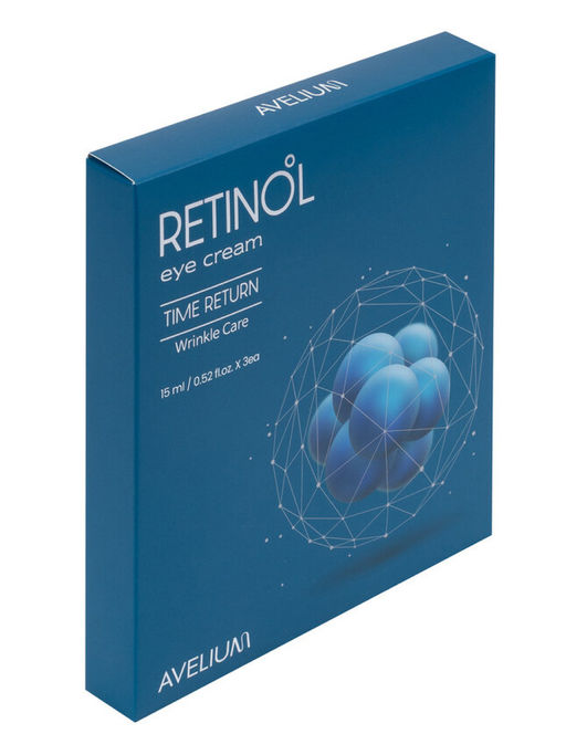 AVELIUM Крем для кожи вокруг глаз с ретинолом / Retinol Eye Cream Time Return Wrinkle Care, 15 мл x 3 шт.