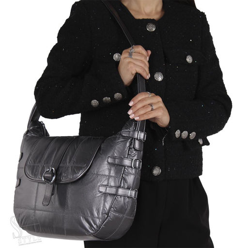 Сумка женская  58144 silver gray Velina Fabbiano-Safenta/30 в Новосибирске