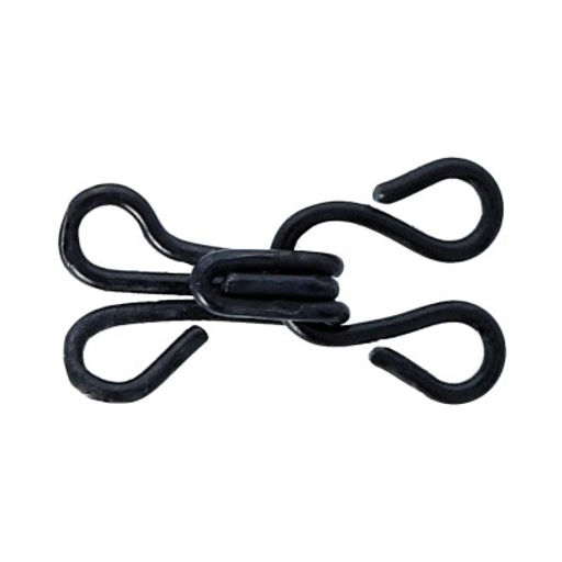 Gamma HE-1 Крючки плательные №1 13 мм в блистере 24 шт. черный