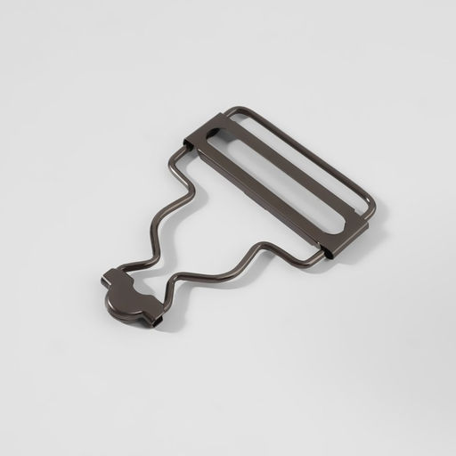 Цена за 2 шт. Застёжка для комбинезона, 37 мм, 10 шт., цвет чёрный никель