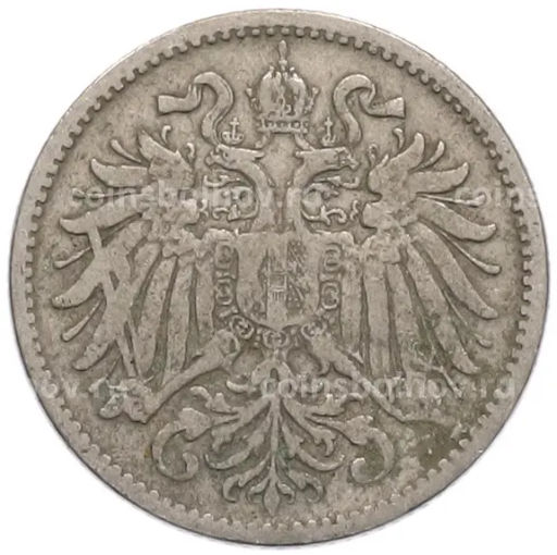 Монета 10 геллеров 1893 года Австрия