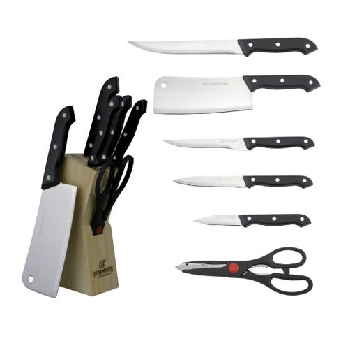 Набор ножей 7 пр Бохманн арт BH- 5127 MRB/BK - Полимербыт фото 2