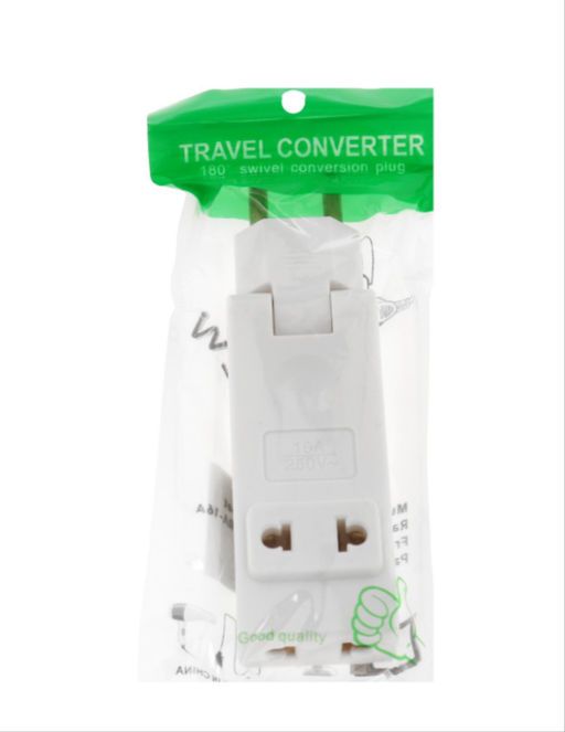 Тройник плоский, поворотный, 4 розетки, 10А, без з/к, белый - Family фото 2