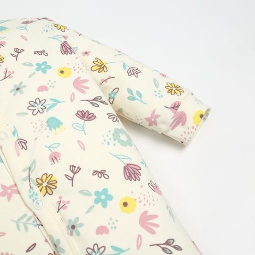 Комбинезон Крошка Я Flower, рост 68-74 см, бежевый фото 3