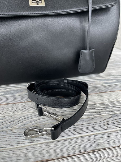 Женская кожаная сумка-портфель 8399-3 Черный - Sergio valentini фото 7