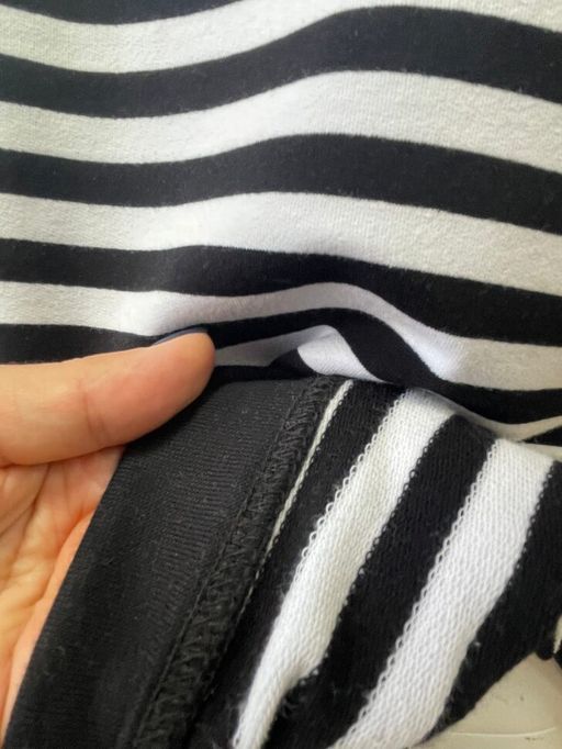 Свитшот полоска с черным, тельняшка, футер 2хнитка петля, пенье