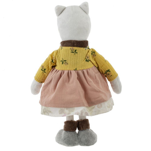 Игрушка набивная "Кот/Кошка", L16 W10 H33 см, 2в.