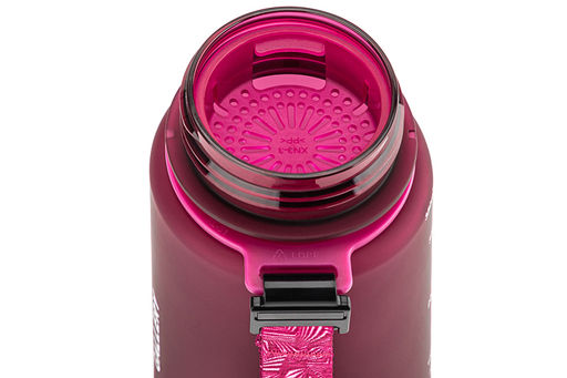 Бутылка для воды 350 мл 6,8*6,8*17 см "Style Matte" бургундия