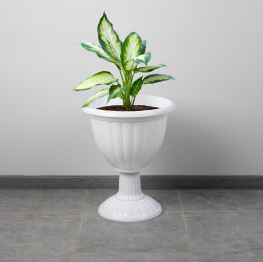 Вазон "Жасмин"18л на высокой ножке М1329 М1392