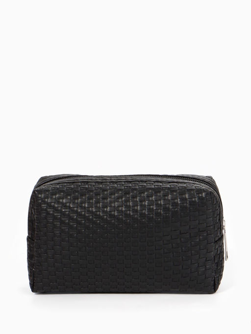 Косметичка универсальная, искусственная кожа, на молнии, чёрная