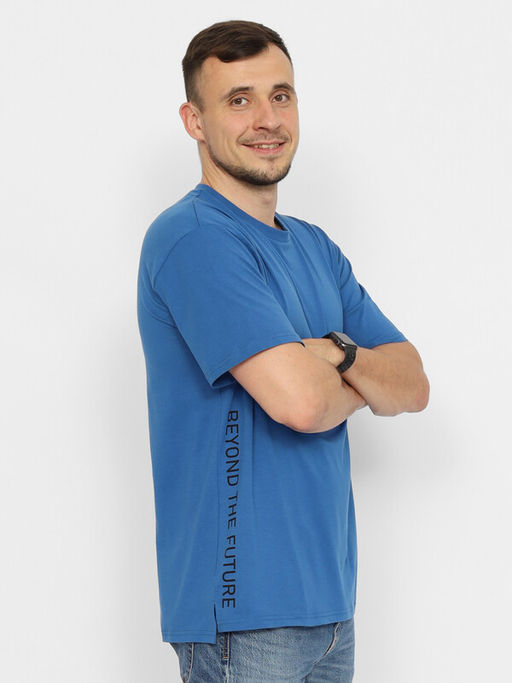 CRB wear/CSMM 60283-42 Футболка мужская,синий/Ex.Cherubino