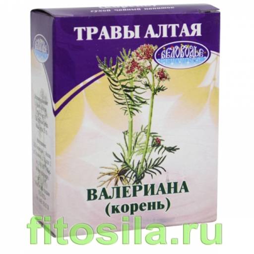 Валериана, корень, 25 г (коробочка), чайный напиток