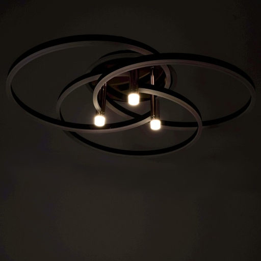 Светильник «Финди» 3xLED 160 Вт черный 80×80×16 см BayerLux
