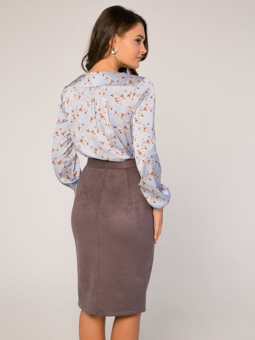 08-223 Юбка - Вишня фото 2