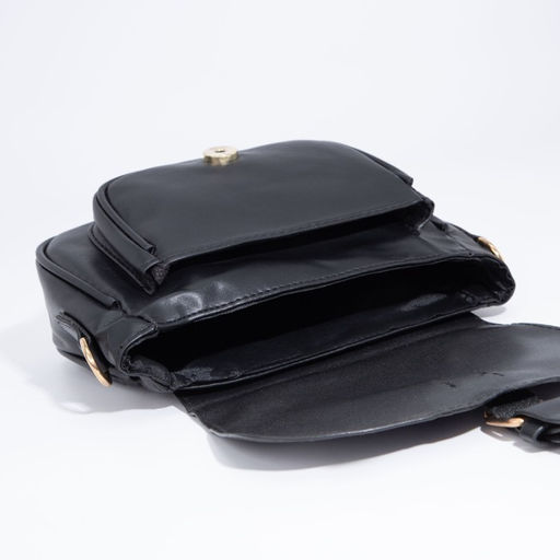 Сумка-мессенджер на клапане, цвет чёрный - Simaland фото 7