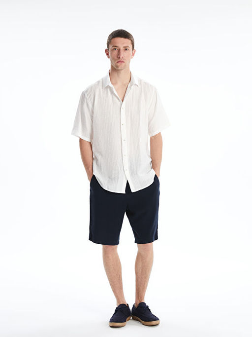 Regular Fit K?sa Kollu Erkek G?mlek