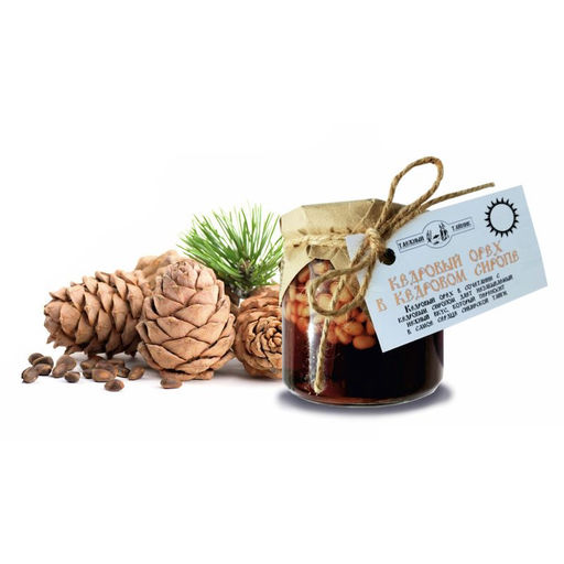 Кедровый орех в КЕДРОВОМ сиропе, 240г - Таeжный Тайник фото 2