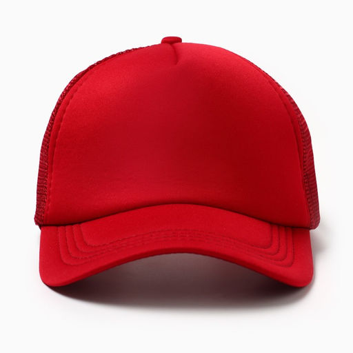 Бейсболка с сеткой MINAKU, размер 56-58, бордовая