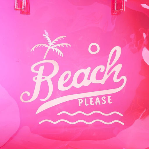 Сумка пляжная Beach please, 50*35*11, розовый цвет - Nazamok фото 14