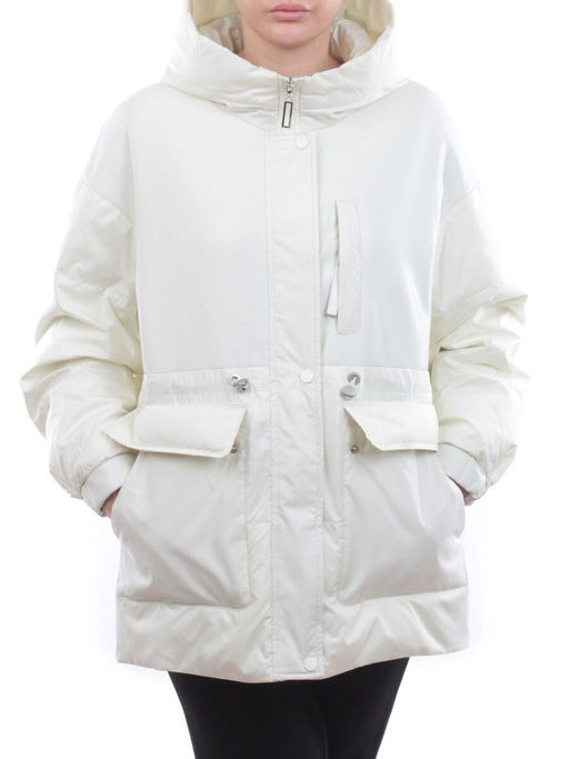 M24-211 MILK Куртка демисезонная женская (100 гр. синтепон) - Fashion фото 4