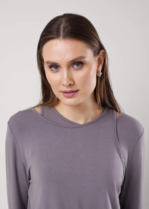 CLE Джемпер жен. 156941/180мл серый - Clever wear фото 4