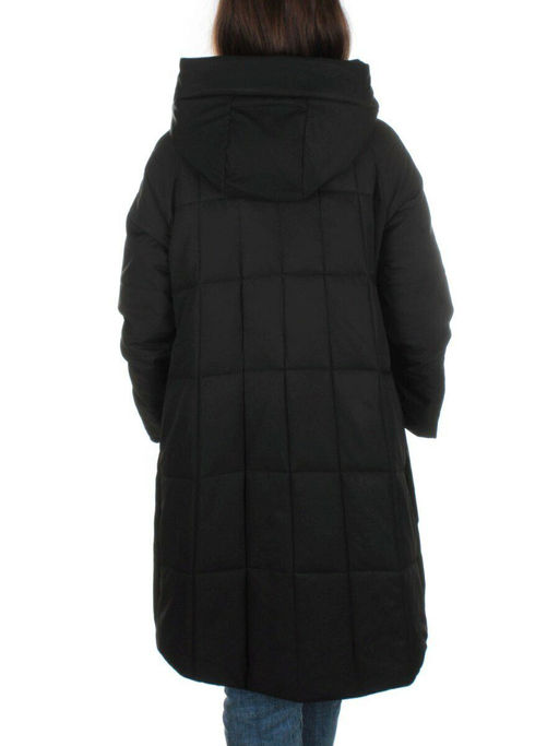 22-110 BLACK Куртка зимняя облегченная женская (150 гр. холлофайбер) - Фабричный китай фото 5