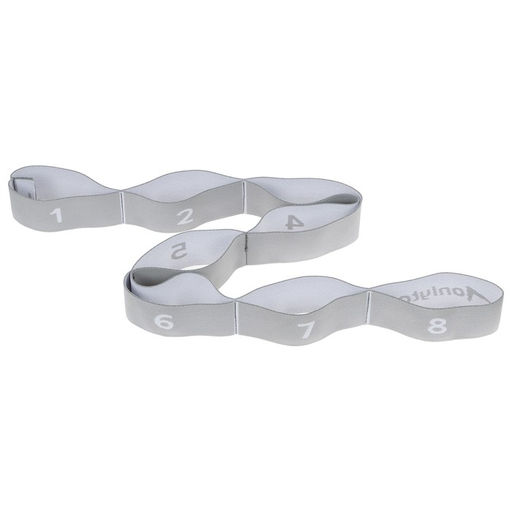 Эспандер-лента эластичная с захватами, 90 х 4 см, цвет серый