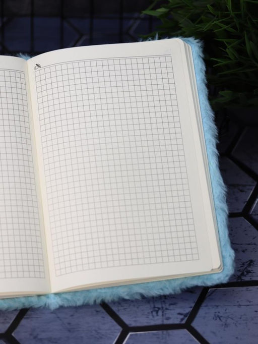 Блокнот плюшевый "Mermaid tail", mix, 21,5х15 см, плотность 80 гр.