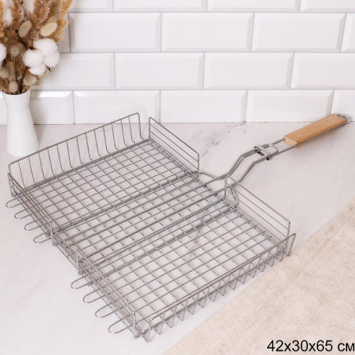 Решетка для барбекю глубокая 42х30х65 см / 112-3 /уп 20/ - Галеонтрейд фото 6