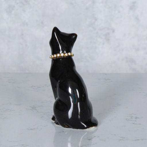Статуэтка Кошка черная 5,5х4,5х10 см / B3015-4А /уп 180/ - Галеонтрейд фото 4