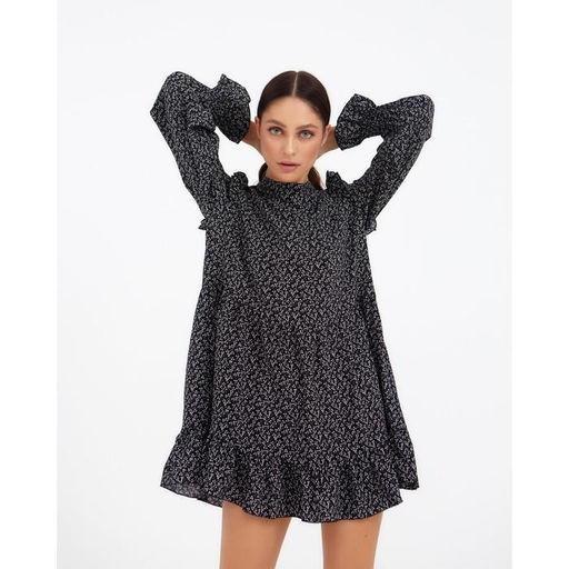Платье мини женское MIST: Dresses, размер 46, чёрное
