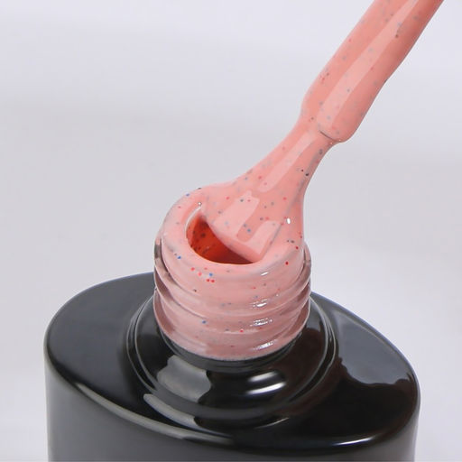 Гель лак для ногтей, с вкраплениями, трехфазный, 8 мл, LED/UV, розовый (01)