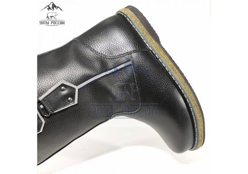 Сапоги мужские Сибирь, черные, войлочная подошва - Мирунт фото 7